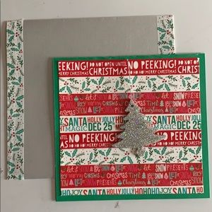 Homemade Christmas card w/ ornament card